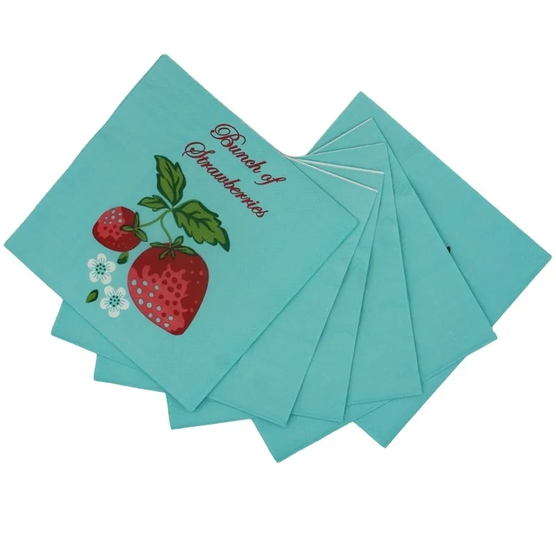 Original representative commercial visual for Custom Multi-Occasion Adult Dinosaur-Shaped 2/3-Color Printed Paper Napkins for Easter Earth Day Christmas Party Decorations.