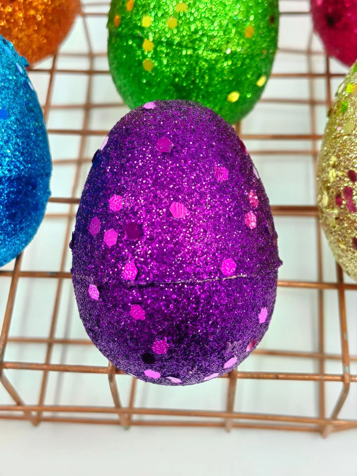 Original representative commercial visual for 5.7x4.2cm Easter Decoration Eggs Plastic for 2023 Hunt Easter Custom Eggs for Easter Festival Party Decorations.