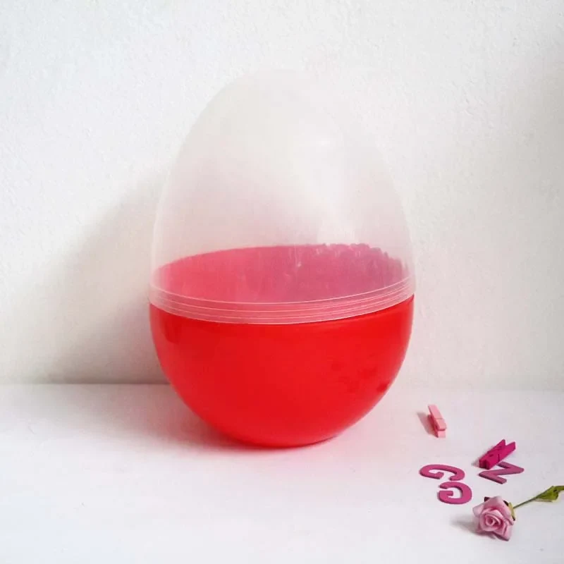 Original representative commercial visual for Wholesale Jumbo Fillable Bright Plastic Easter Eggs for Easter Decoration and Fishing Available in Various Sizes.