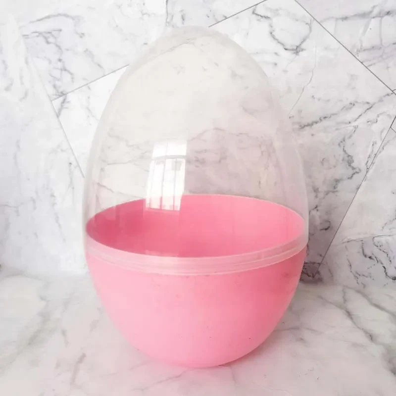 Original representative commercial visual for Wholesale Jumbo Fillable Bright Plastic Easter Eggs for Easter Decoration and Fishing Available in Various Sizes.