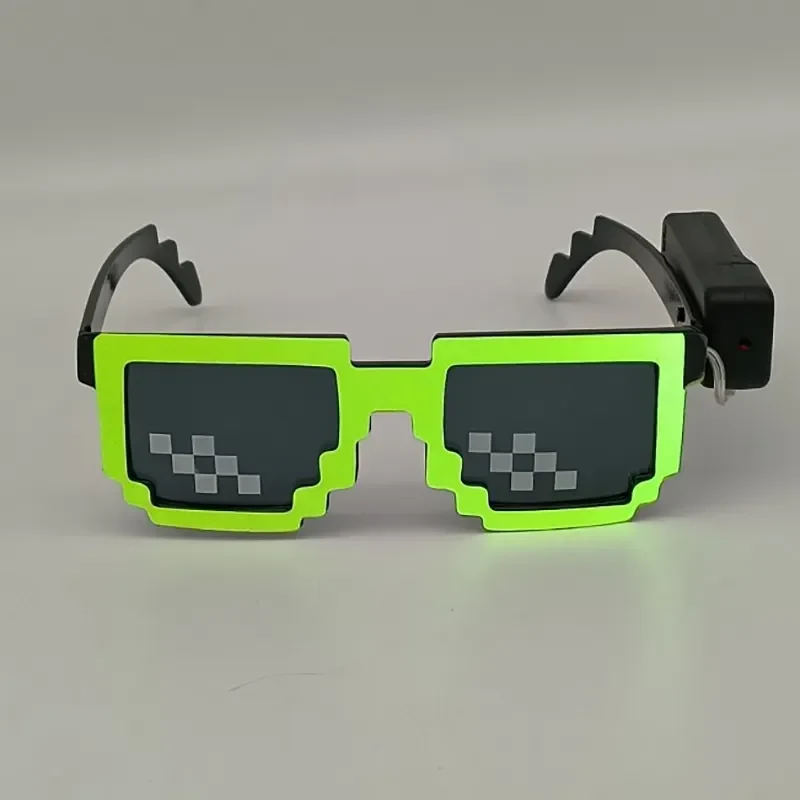 Original representative commercial visual for 2026 New Outdoor LED Wireless Light-Up Flashing Glasses Plastic Christmas Easter Graduation Parties for Party Decor.