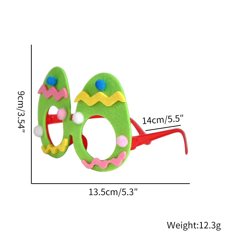 Original representative commercial visual for 2025 Easter Party Decoration Easter Plastic Egg Cartoon Animals and Eggs Glasses for Easter Decoration.