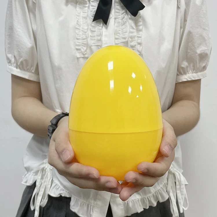 Original representative commercial visual for Large Fillable Plastic Easter Eggs Hunt Toys Kids Party Gift Decorations.