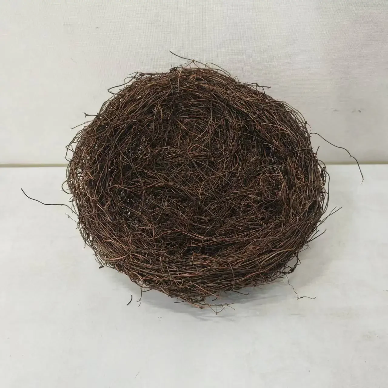 Original representative commercial visual for Wholesale Handmade Rattan Bird Nest Artificial Easter Craft for Home Decor and Party Garden Ornaments.