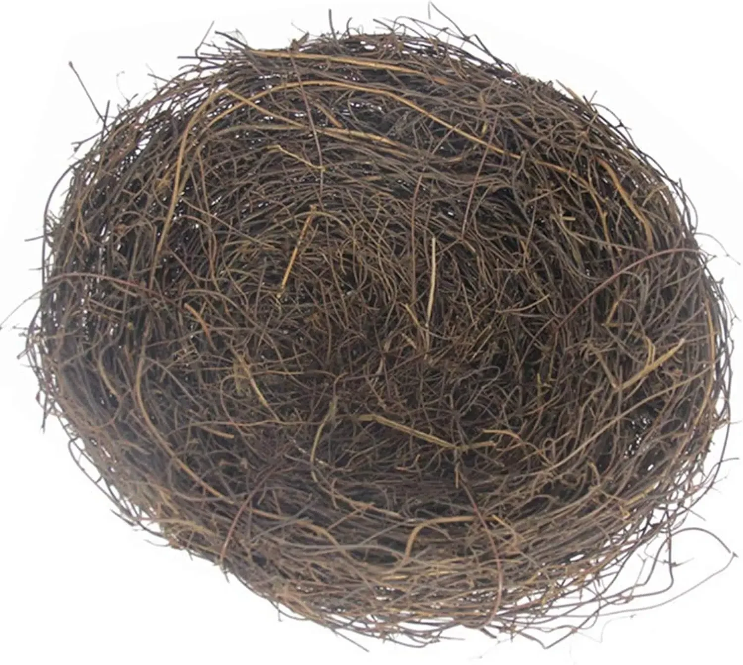 Original representative commercial visual for Wholesale Handmade Rattan Bird Nest Artificial Easter Craft for Home Decor and Party Garden Ornaments.