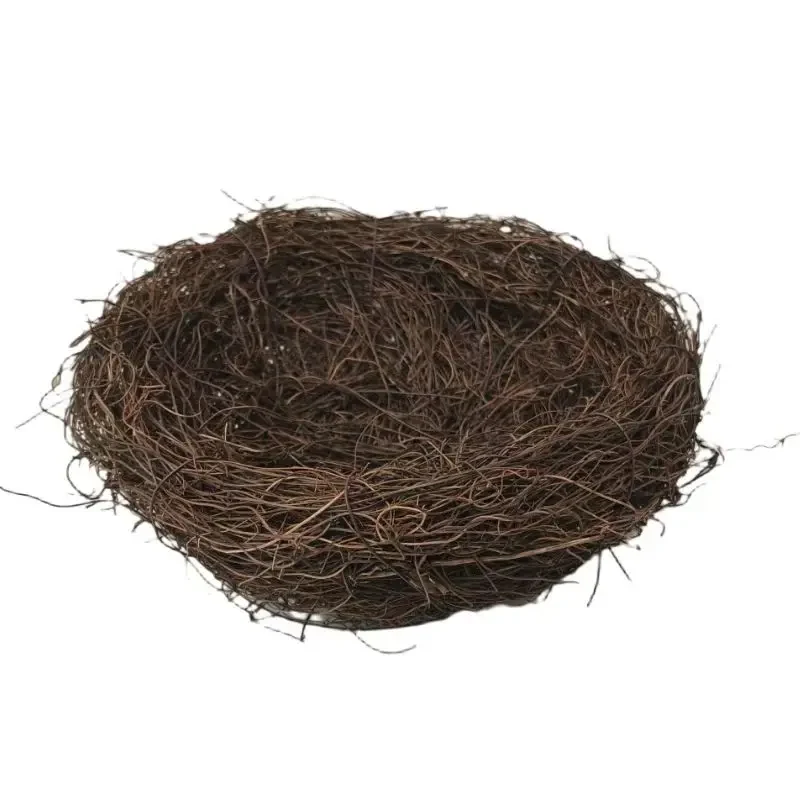 Original representative commercial visual for Wholesale Handmade Rattan Bird Nest Artificial Easter Craft for Home Decor and Party Garden Ornaments.