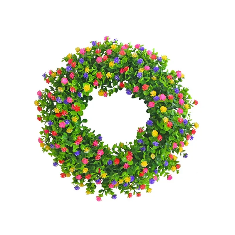 Original representative commercial visual for Wholesales Artificial Door Wreaths Decorative Flowers Christmas Easter Spring Wreaths for Front Door Home Decorations.