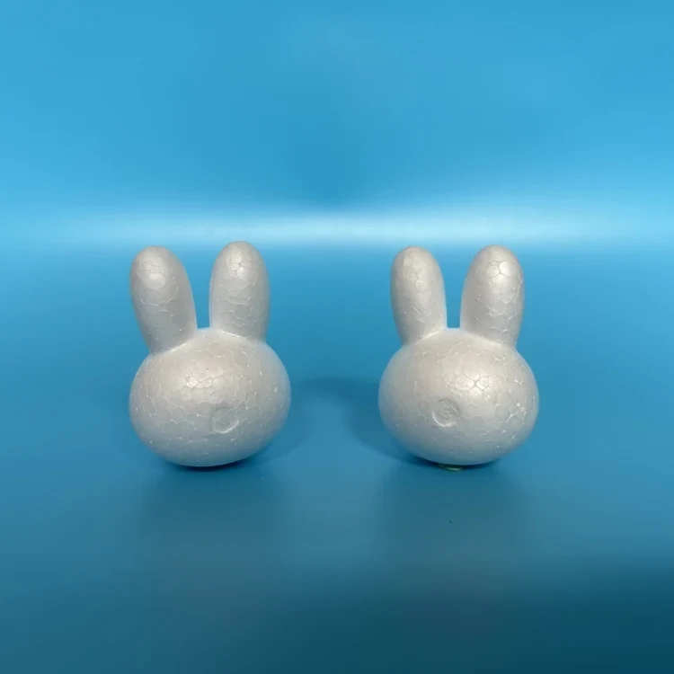 Original representative commercial visual for New Arrival DIY Animal-Themed Polyfoam Molding Crafts for Easter Party White Foam Foam Decorations for School Craft.