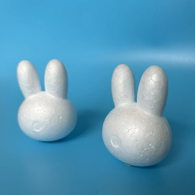 Original representative commercial visual for New Arrival DIY Animal-Themed Polyfoam Molding Crafts for Easter Party White Foam Foam Decorations for School Craft.