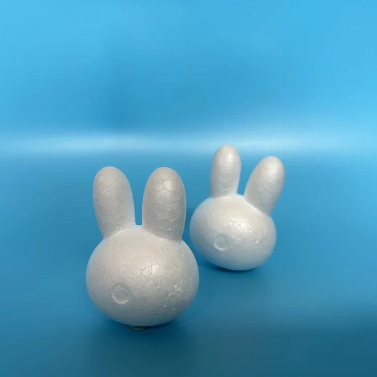 Original representative commercial visual for New Arrival DIY Animal-Themed Polyfoam Molding Crafts for Easter Party White Foam Foam Decorations for School Craft.