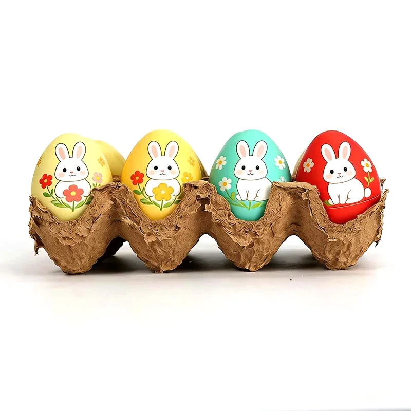 Original representative commercial visual for High Quality Custom Easter Bunny Paper Pulp Eco Friendly Egg Perfect for Easter Decorations..