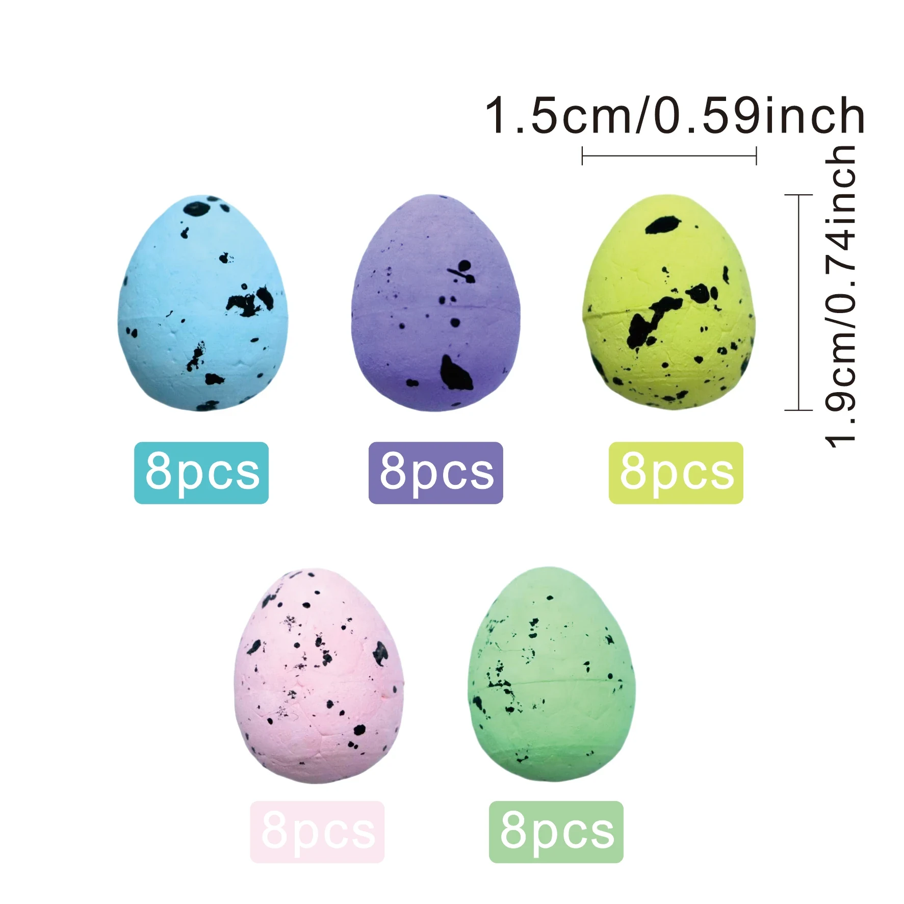 Original representative commercial visual for SANWEI Factory Price Reusable Portable Photo Props Bird Nest Decor Artificial Foam Easter Eggs for Easter Decoration.