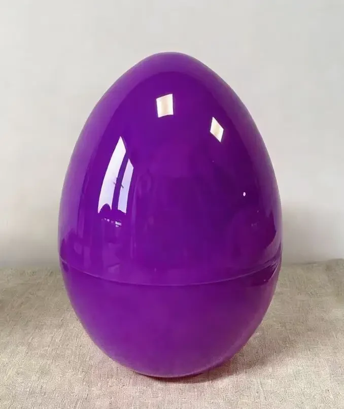 Original representative commercial visual for Easter 35*20cm Big Egg Removable Plastic Eggs Adult Birthday Gift Graduation Party Decorations Creative Funny Toy LINDOJUNI.