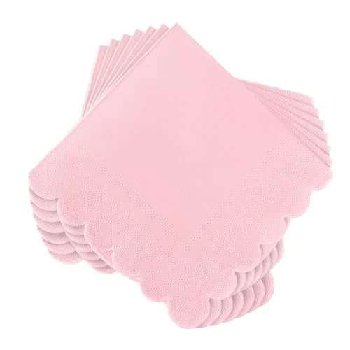 Original representative commercial visual for 20-40pcs Luxury Pink Paper Napkins for Chinese New Year Christmas Easter Parties-Home Restaurant Decoration New Arrival.