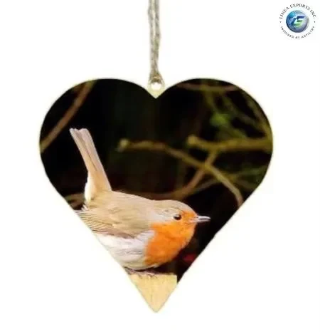 Original representative commercial visual for Unique Design Durable Metal Decorative Heart Shape Easter Pendants Ribbon Loop for Indoor Holiday Tree Hanging Decor Available.