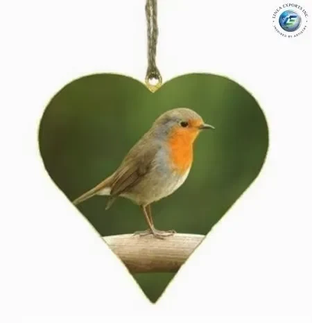 Original representative commercial visual for Unique Design Durable Metal Decorative Heart Shape Easter Pendants Ribbon Loop for Indoor Holiday Tree Hanging Decor Available.