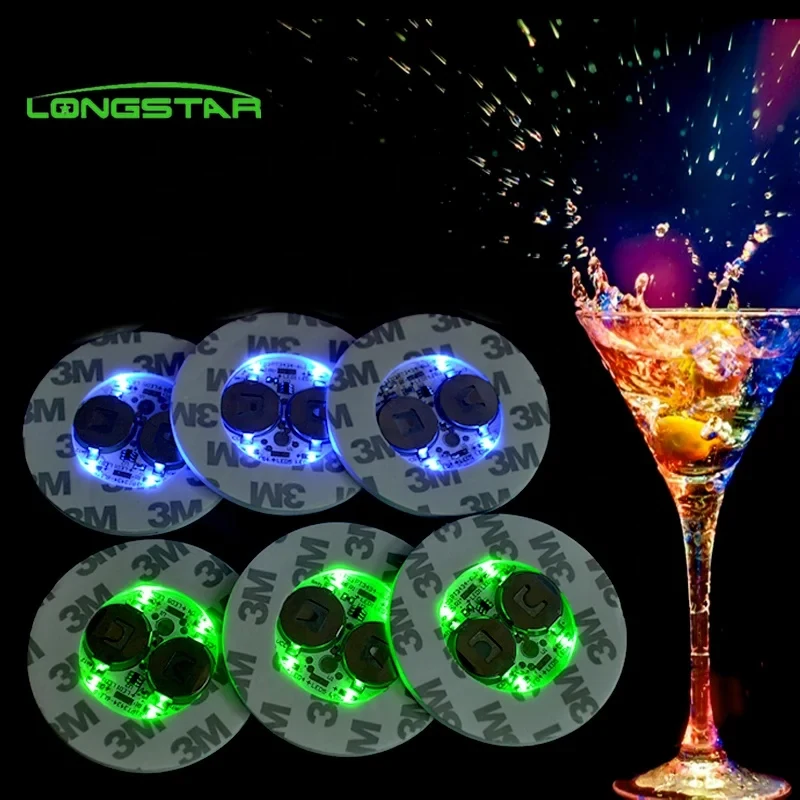 Original representative commercial visual for Hot Selling 6*0.3cm EVA LED Bottle Sticker Festive and School Decorations for Halloween Easter and Parties.