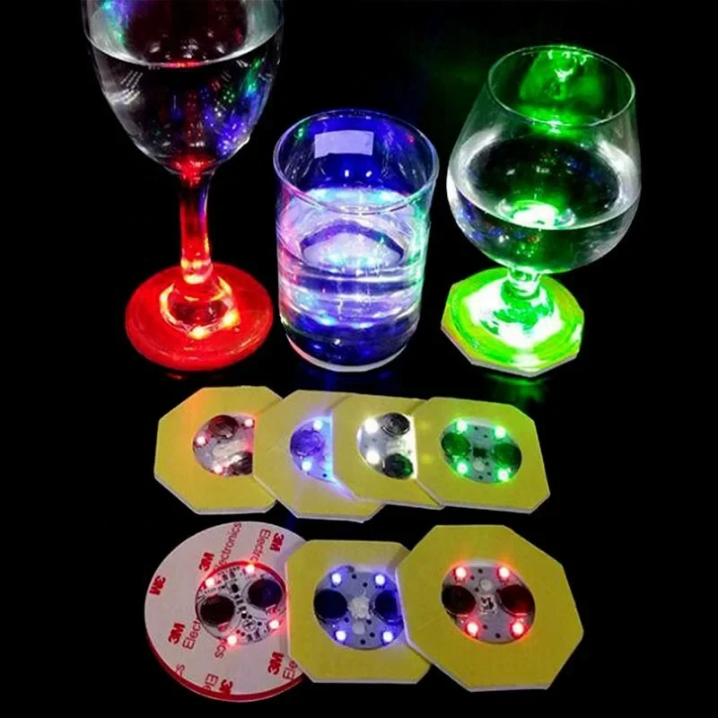 Original representative commercial visual for Hot Selling 6*0.3cm EVA LED Bottle Sticker Festive and School Decorations for Halloween Easter and Parties.