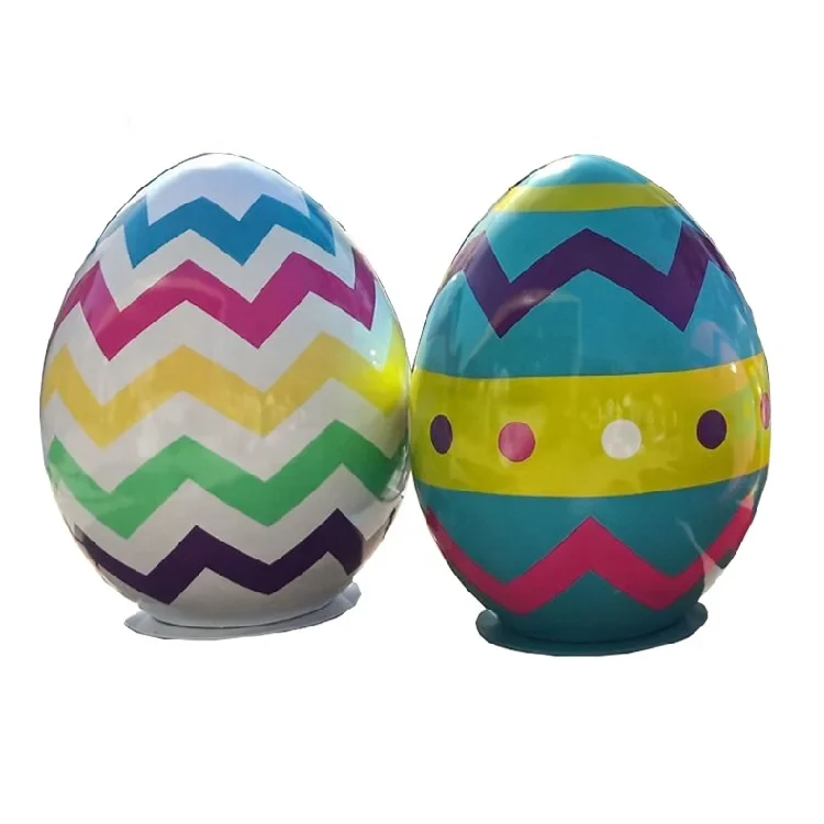 Original representative commercial visual for 2025 Customized Large Giant Fiberglass Easter Egg for Easter Holiday Party Decorations.