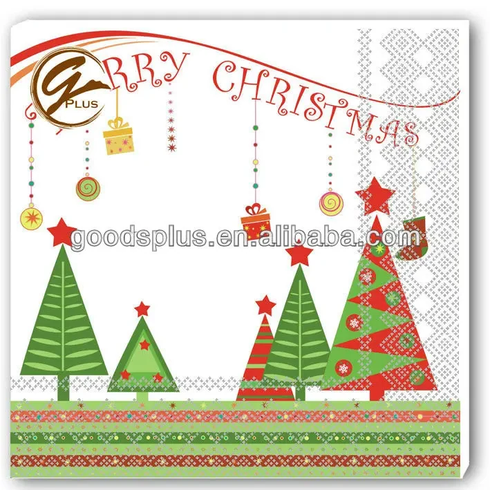 Original representative commercial visual for Personalized Design Food Grade Paper Napkin for Christmas and Easter Decoration Environment-Friendly.