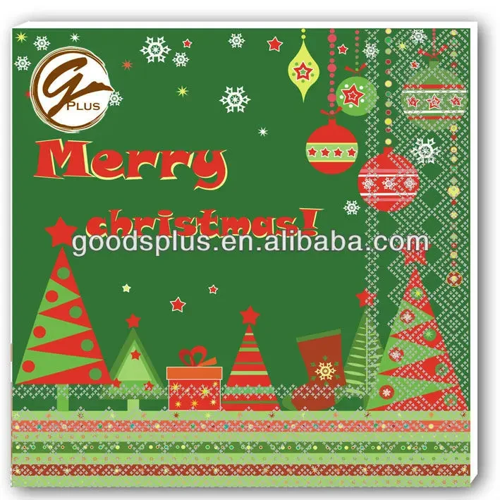 Original representative commercial visual for Personalized Design Food Grade Paper Napkin for Christmas and Easter Decoration Environment-Friendly.