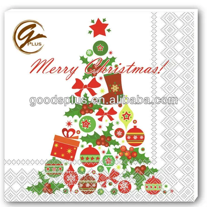 Original representative commercial visual for Personalized Design Food Grade Paper Napkin for Christmas and Easter Decoration Environment-Friendly.